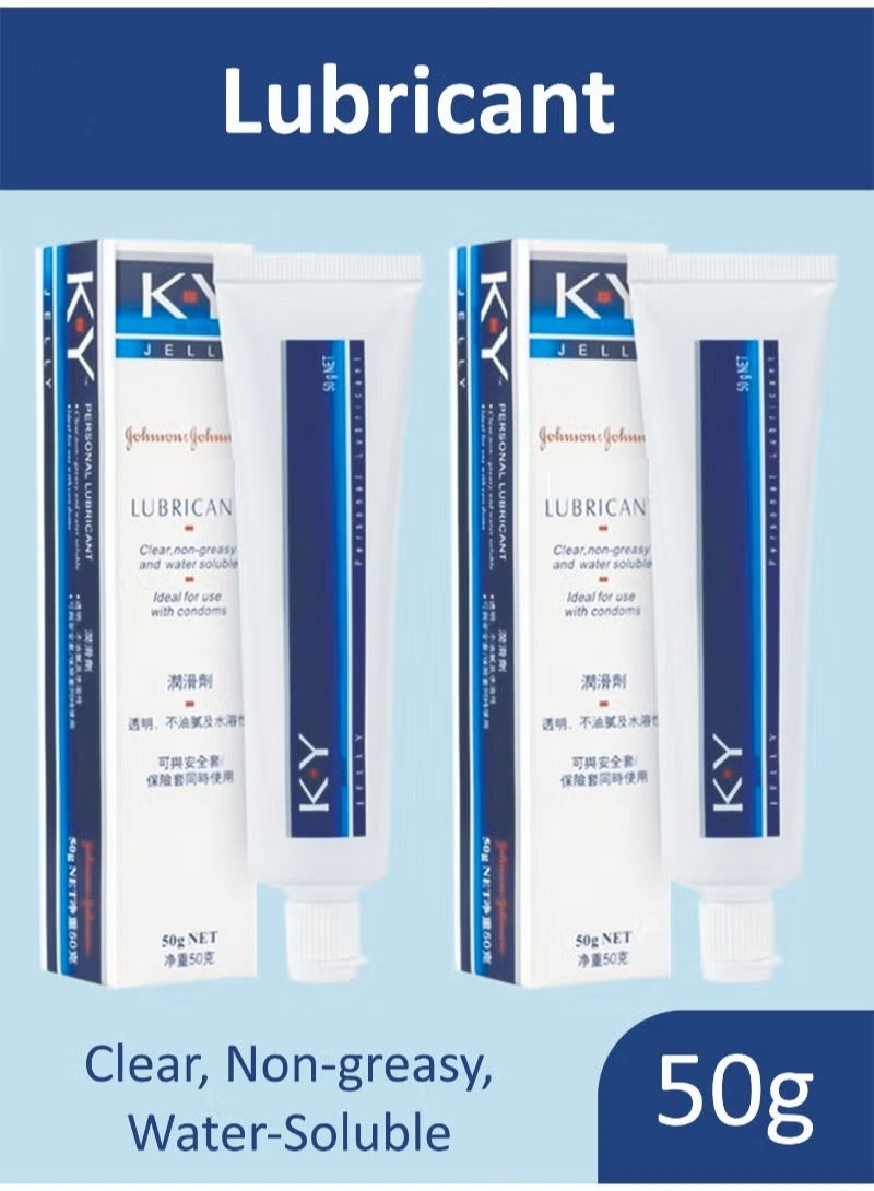 KY Jelly Lube 50g – Gentle, Non-Sticky, Pack Of 2